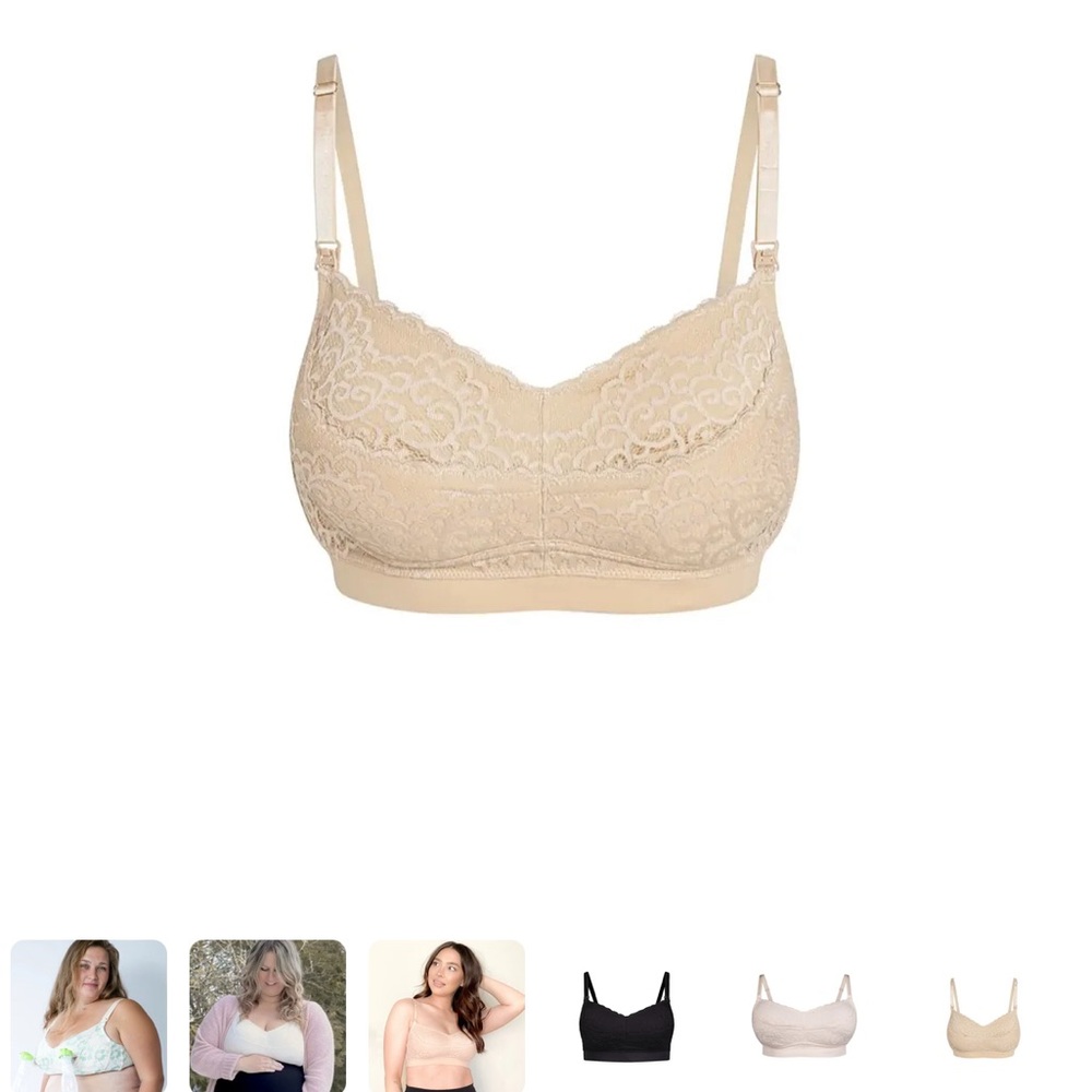 Pippa hands free pumping and nursing bra Dairy Fairy size 2/S